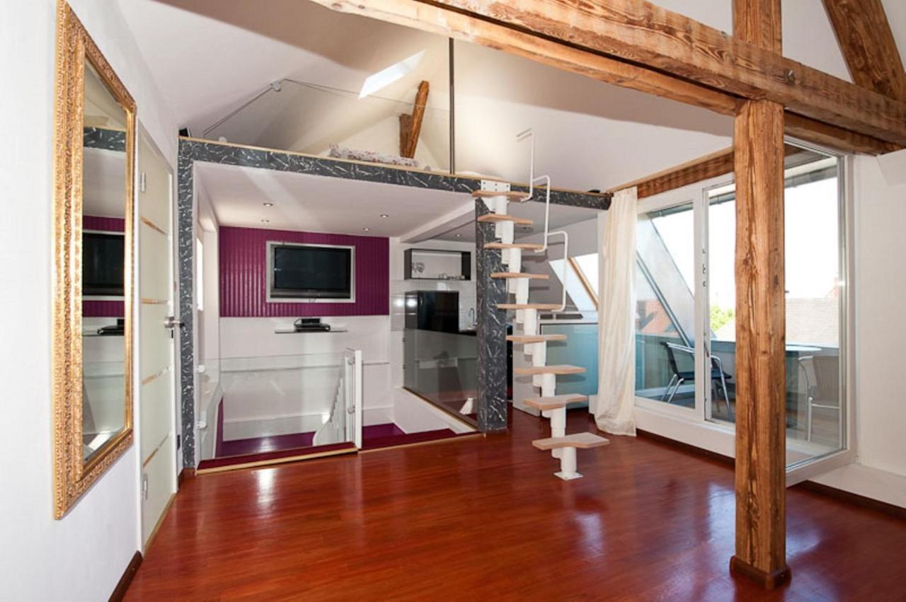 City Lux Apartment in der Stadt Freiburg im Breisgau Buitenkant foto